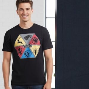 HBO Game Of Thrones Black Short Sleeve T-Shirt Size L